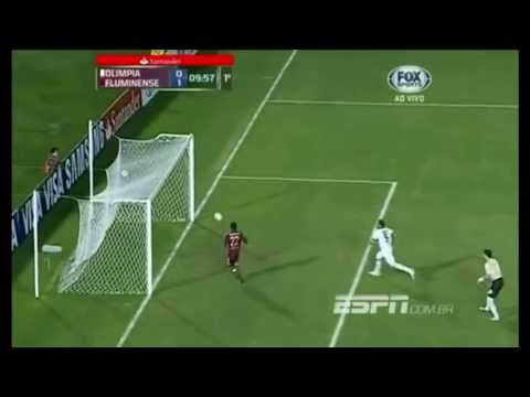 29.05.2013 - Olimpia-PAR 2 x 1 Fluminense - Libertadores - Gol do Flu Rhayner