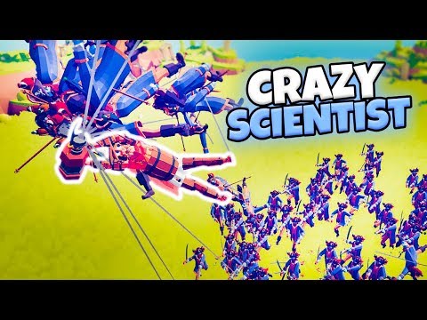CRAZY SCIENTIST VS EVERY FACTION | TABS MODDED GAMEPLAY
