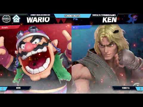 Gwinnett Brawl February 2020 - Newk(Wario) VS Vendetta(Ken) - $5 Money Match
