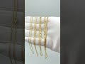 14k Gold Box Link Chain Necklace