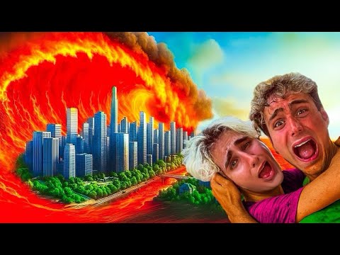 L’ONDA TSUNAMI DI LAVA STA ARRIVANDO SU DI NOI…🌋😱 *sopravviviamo*