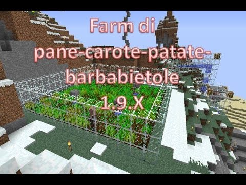40° Puntata di minecraft: Farm di ortaggi in 1.9.X/1.10.x super efficiente!