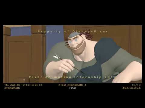 Pixar Animation Internship Reel 2012 | Priscila Vertamatti | @3DAnimationInternships