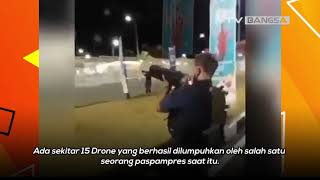 Viral, Paspampres Tembaki Drone Liar Saat Pembukaan PON XX Papua