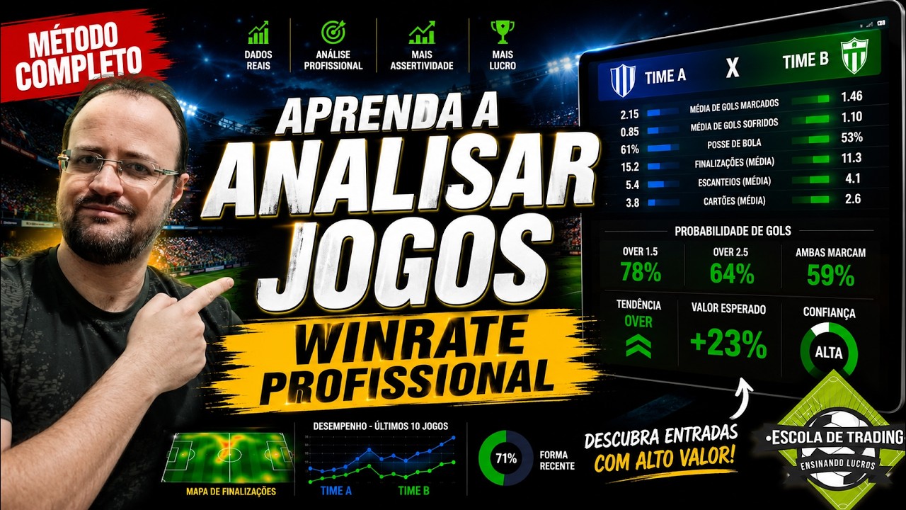 TRADING ESPORTIVO: Como Analisar Jogos e Encontrar Entradas com Winrate Profissional