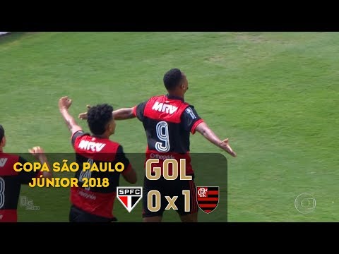 Gol - São Paulo 0 x 1 Flamengo - Final Copa São Paulo Jr. 2018