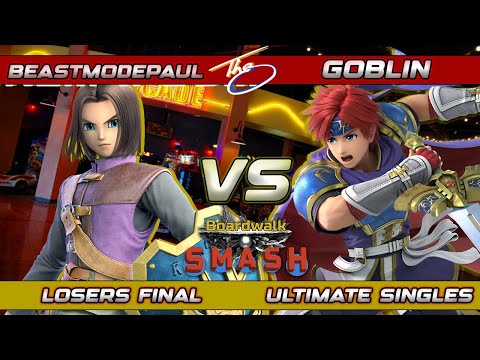 Boardwalk Smash #91 Losers Final - BeastModePaul (Hero) Vs. Goblin (Roy) Smash Ultimate SSBU
