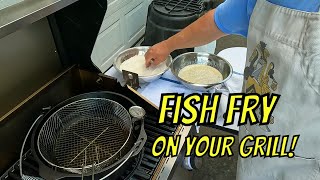 Frying fish the EASY WAY (ON A GRILL!)