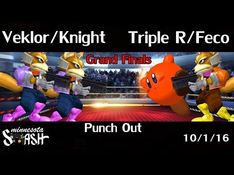 [Punch-Out Melee Doubles GF] Knight/Veklor [W] vs Feco/Triple R [L] [10/01/16]