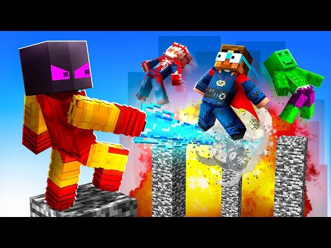 ✅ Мы Добавили Мод На  СУПЕРГЕРОЕВ На Столбы в Майнкрафт!