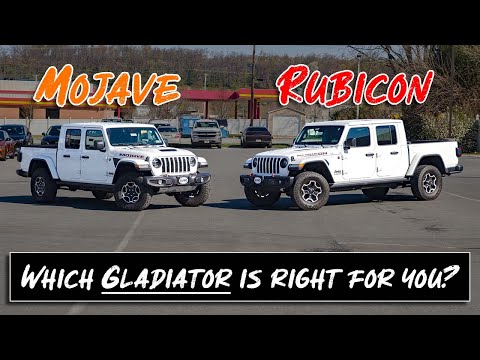 Should You Buy a Jeep Gladiator Rubicon or Jeep Gladiator Mojave?