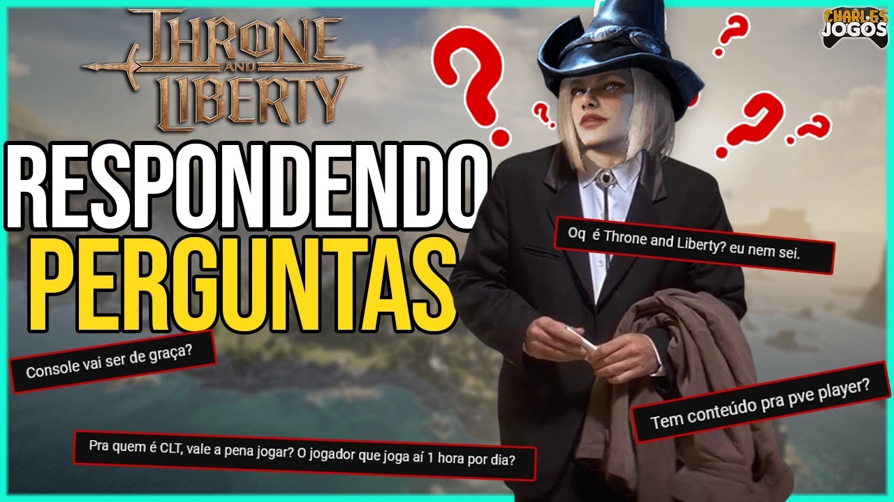 RESPONDENDO DÚVIDAS DOS INSCRITOS SOBRE THRONE AND LIBERTY