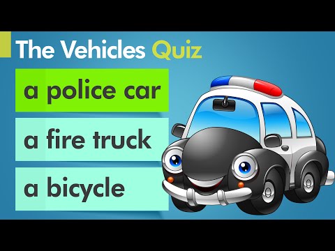 EQ English Quiz - Vehicles For Children