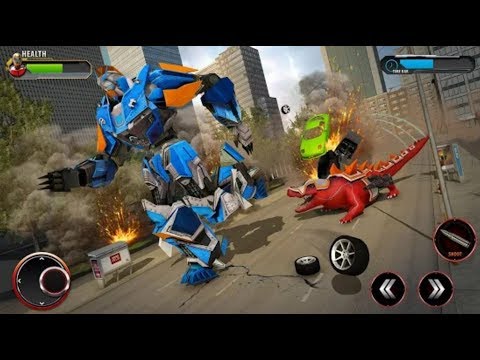 ► Real Crocodile Robot Futuristic Car Transform Android Gameplay