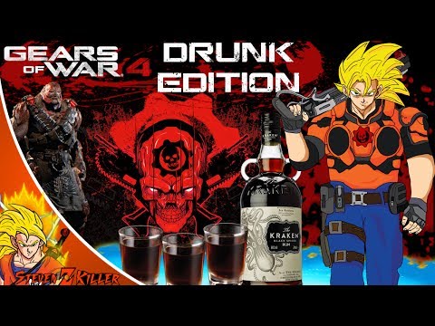 Drunk Gaming!!! : Gears of War 4 (Hardcore Campaign) Co-op Drinking Part-1