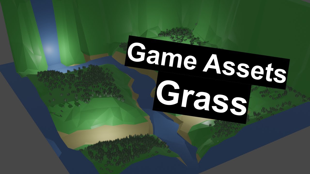 Game Assets - Grass | Blender 2.91