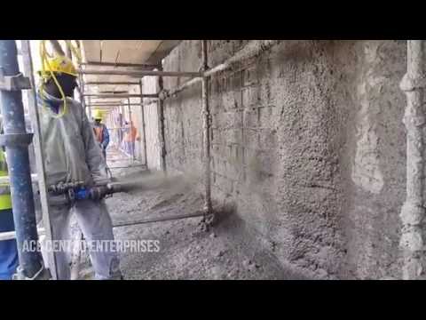 Shotcrete Work in Dubai - Blastcrete X10