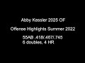 Abby Kessler Offense Highlights Summer 2022