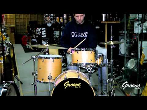 Groove Drum Co. Maple/Poplar Drum Set - DEMO
