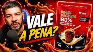 PROVANDO WHEY 80% (Growth) DE DOCE DE LEITE!