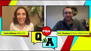 PBA Q&A - Episode 3 - EJ Tackett Tries to Claim the Lead in PBA Trivia