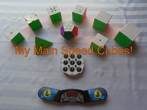My main speed cubes [2021 Spring]