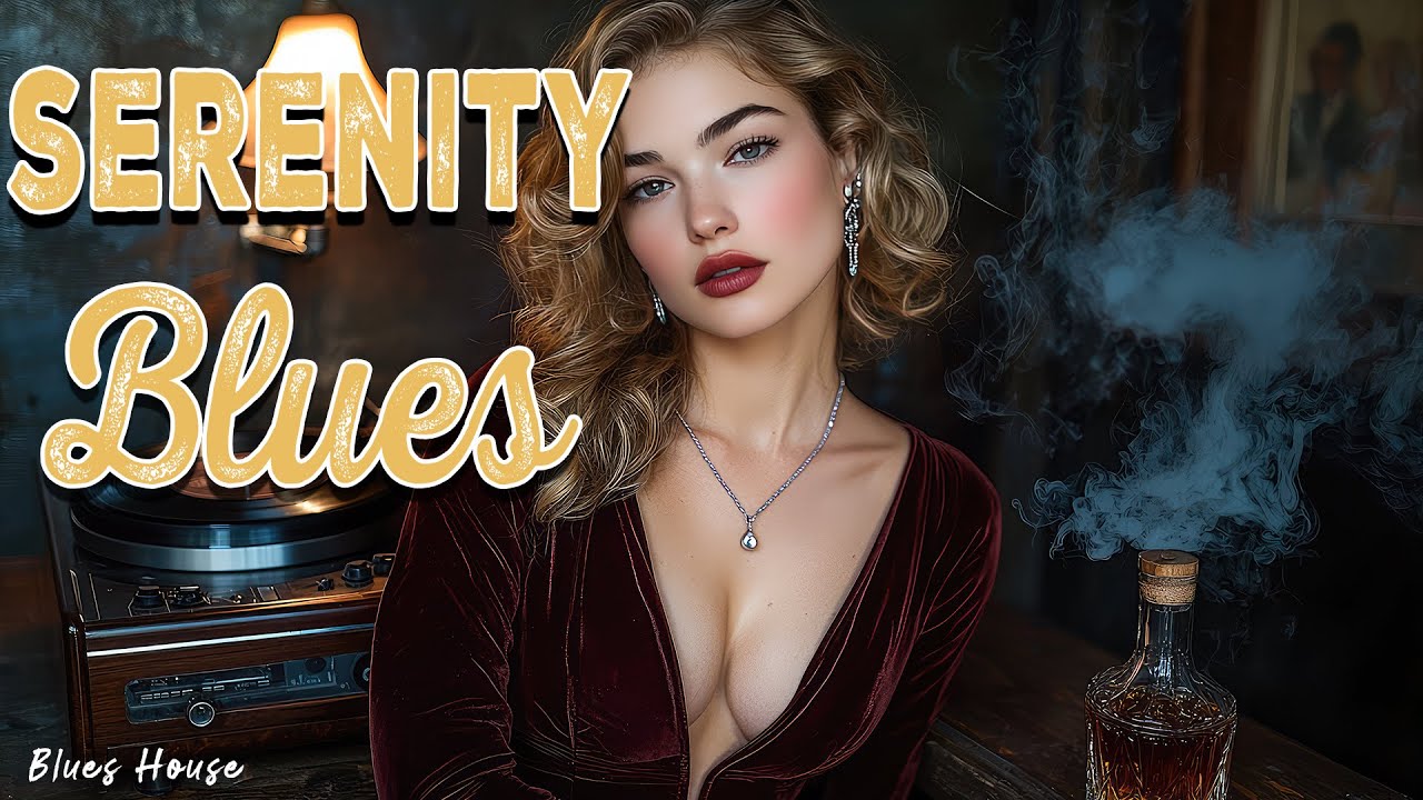 Blues Serenity 🥃 A Unique Blend of Slow Rock Guitar  Music and Whiskey Blues for a Tranquil Night