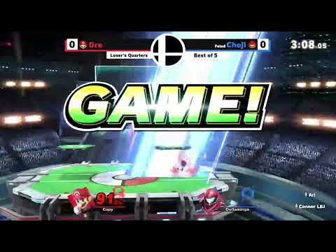 Smash at UC Davis #12: Loser's Quarter's - Dre (Mario) vs. FATED Choji (Samus)