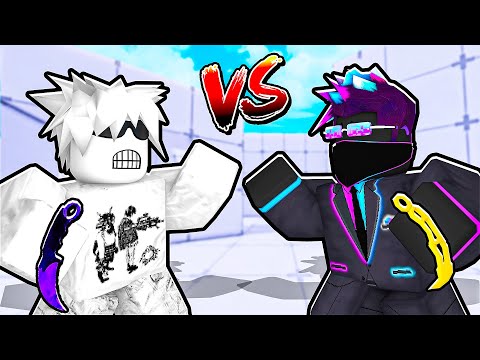 I challenged THE #1 KNIFE PLAYER in Roblox Rivals!