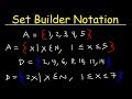 Set Builder Notation And Roster Method