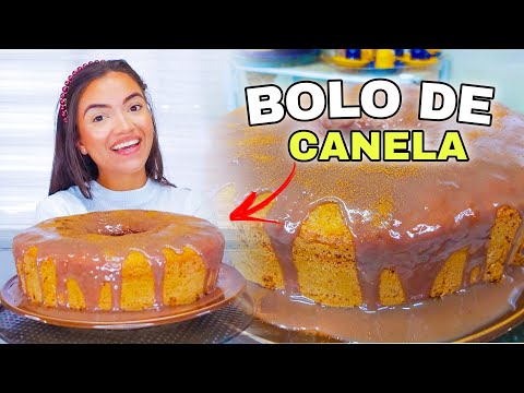RECEITINHA - BOLO DE CANELA RÁPIDO E FÁCIL