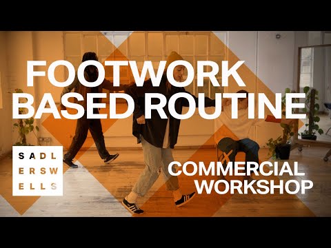 How to Dance Commercial | Beginner's Dance Workshop in Commercial Footwork