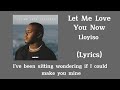 Lloyiso - Let Me Love You Now (Lyrics)