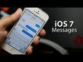 iOS 7 - Messages On iPhone 5 