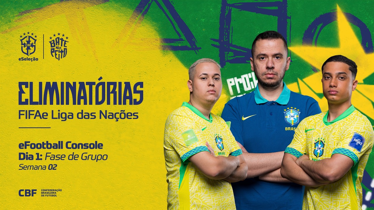 AO VIVO: ELIMINATÓRIAS FIFAe EFOOTBALL CONSOLE - SEMANA 2