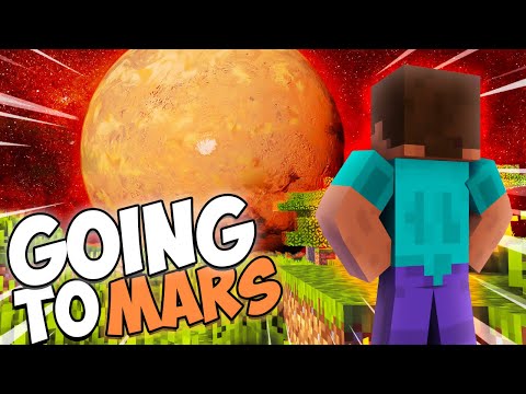 TRAVELLING TO MARS in Minecraft