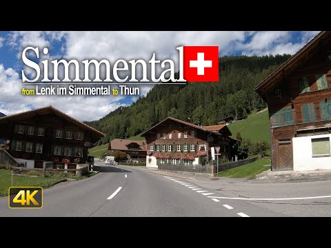 Simmental, Switzerland 🇨🇭 Driving from Lenk im Simmental to Thun