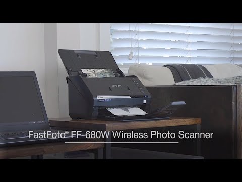 Skeneris EPSON FastFoto FF-680W scanner video