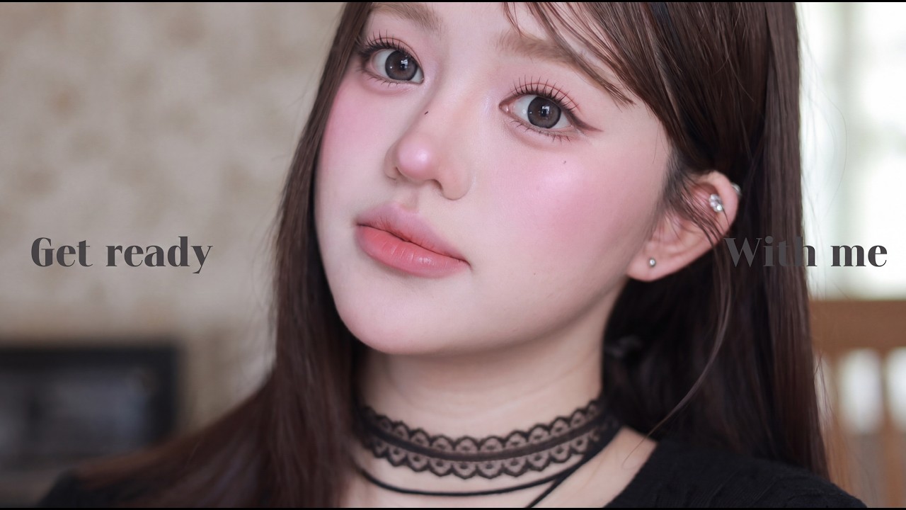 GRWM Cold Girl Korean Makeup Tutorial  Photogenic & Cool Toned