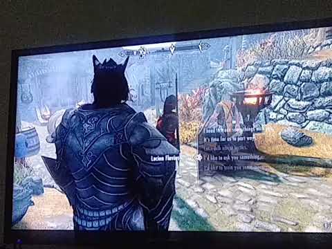 Skyrim Special Edition Inigo Training Lucien Flavius.