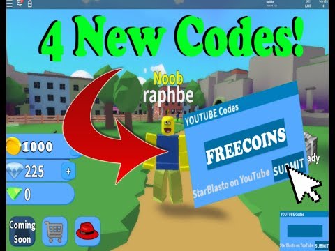 All Legendary Codes In Noob Simulator Roblox Chamello Video - noob simulator all 4 new 2019 codes roblox