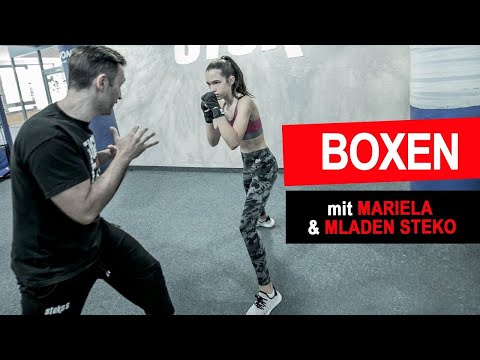 Boxen mit Mladen (Ex-Weltmeister) und Mariela Steko (Weltmeisterin)