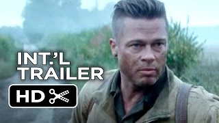 Fury Official International Trailer #1 (2014) - Brad Pitt, David Ayer War Movie HD