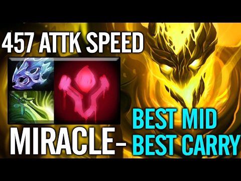 EZ Fast AS Shadow Fiend Best Mid Best Carry MIRACLE Dota 2