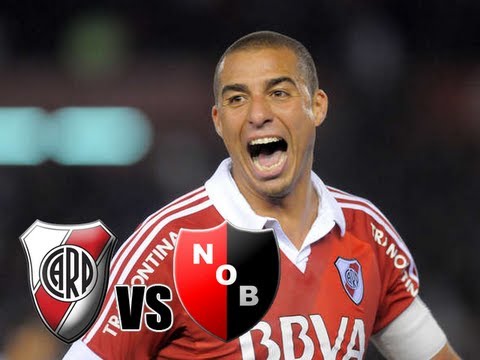 River Plate 3 vs Newell's 3 / Fecha 6 - Torneo Inicial 2012 - Goles