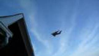 Military Cargo Jet Flying Over My House