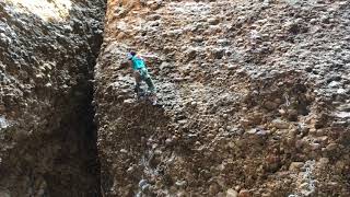 preview picture of video 'Maple Canyon, Loser 5.13a'