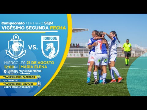 En vivo desde María Elena Club de Deportes Antofagasta vs Deportes Iquique