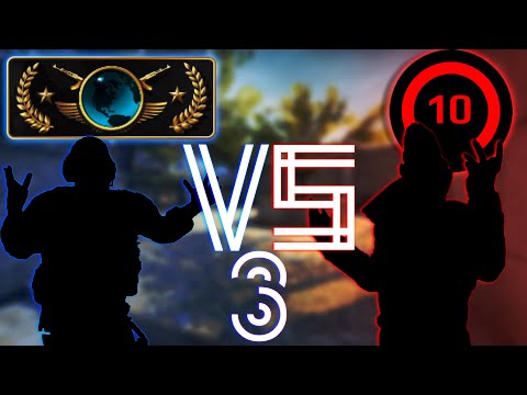 FACEIT LEVEL 10 VS GLOBAL ELITE #3 | CS:GO