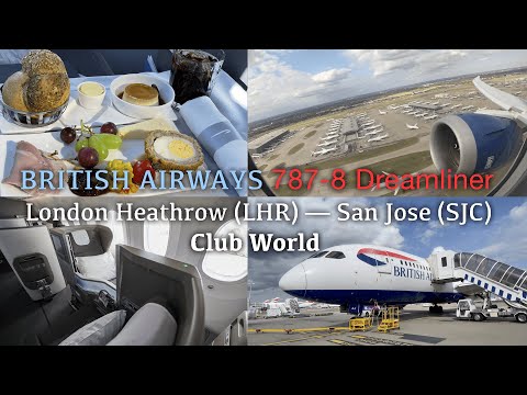 YouTube thumbnail for British Airways Boeing 787-8